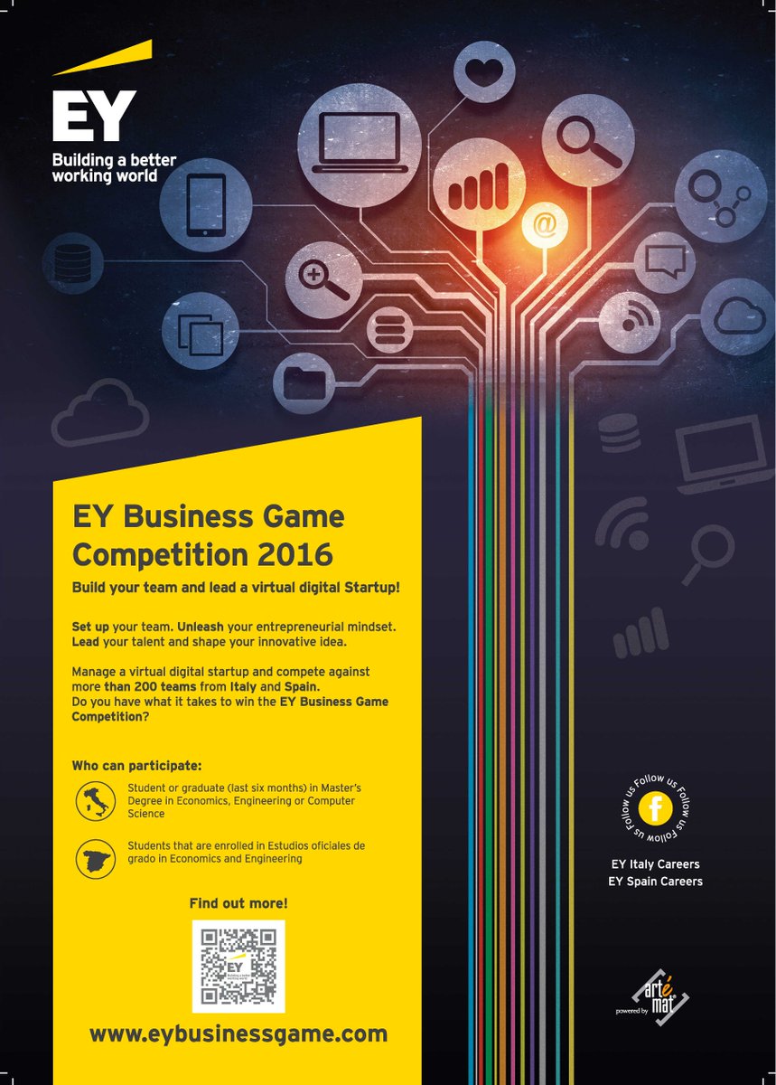 Artemat's tweet photo. #EY #BusinessGame #Competition organised by EY in Italy &amp; Spain! https://t.co/rX8aPb9rZY https://t.co/TznJ0ejYpm