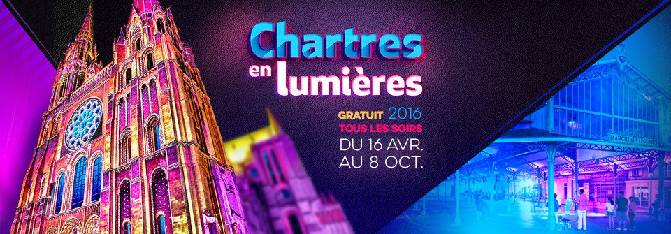 Demain Lancement de #ChartresEnLumieres 28 sites à découvrir <a href="/ChartresLumiere/">Chartres en lumières</a> #Chartres #tourisme