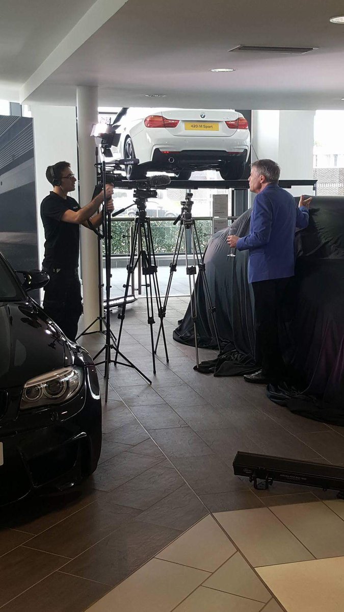 HitchinTV's tweet photo. Filming Tiff Needell from Fifth Gear, better than a punch in the face from Jeremy Clarkson 😉 https://t.co/lgZlK2vgiJ