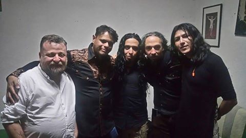 Faustorockmusic's tweet photo. AniversarioXVII #Dadax #Fausto,Pascual y Gerardo Greaves #FaustoRock #Faustoestàdepie #SanpascualitoRey #DedoCaracol https://t.co/WFJQUc1pBx