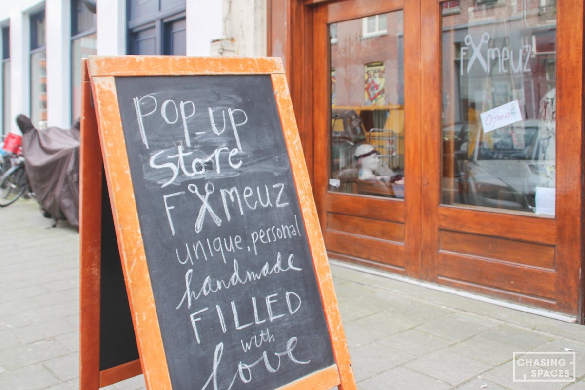 ChasingSpaces's tweet photo. De veelzijdige pop-up store van Fameuz is ook dit weekend weer te bewonderen in de Pijp. #Quellijnstraat80 https://t.co/jIN52D0meR