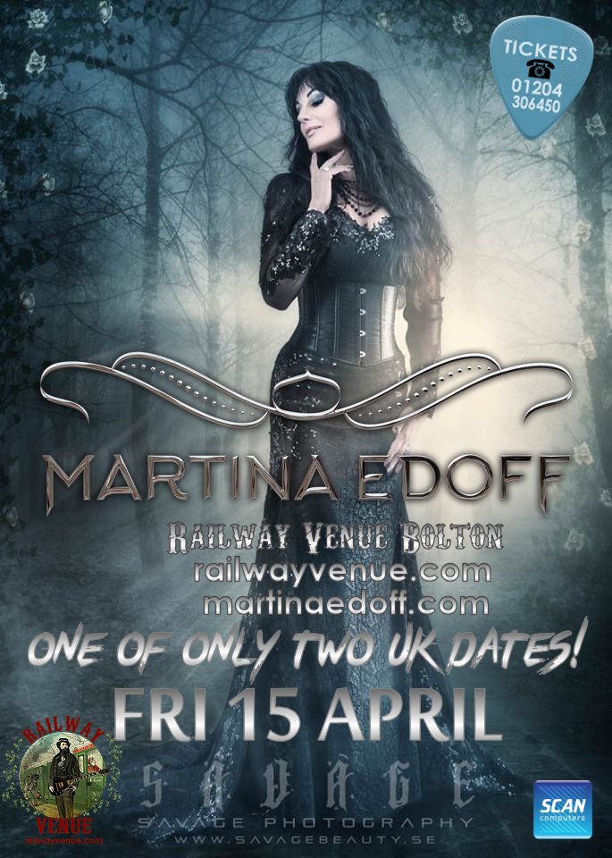 MARTINA EDOFF Tonight (15th)!
One of only 2 UK shows!
railwayvenue.com