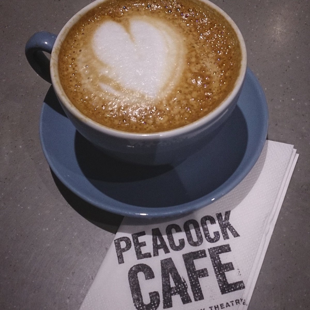 We are very proud of our trainee Gearoid. His coffee is looking very tasty. #abbeytheatre. #lovedublin #latteart