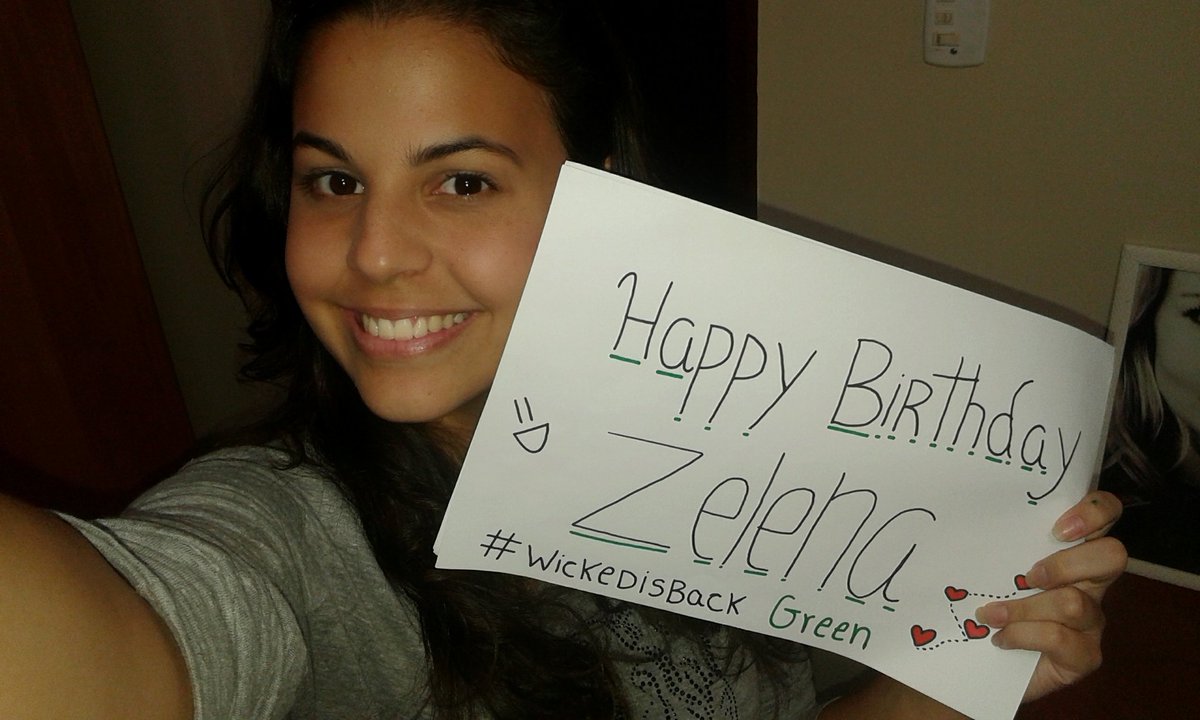 Bruh_Ricar's tweet image. Happy Birthday Zelenaaa ♡ #HappyBirthdayWicked #WickedIsBack #TeamZelena #AlwaysZelena @BexMader
