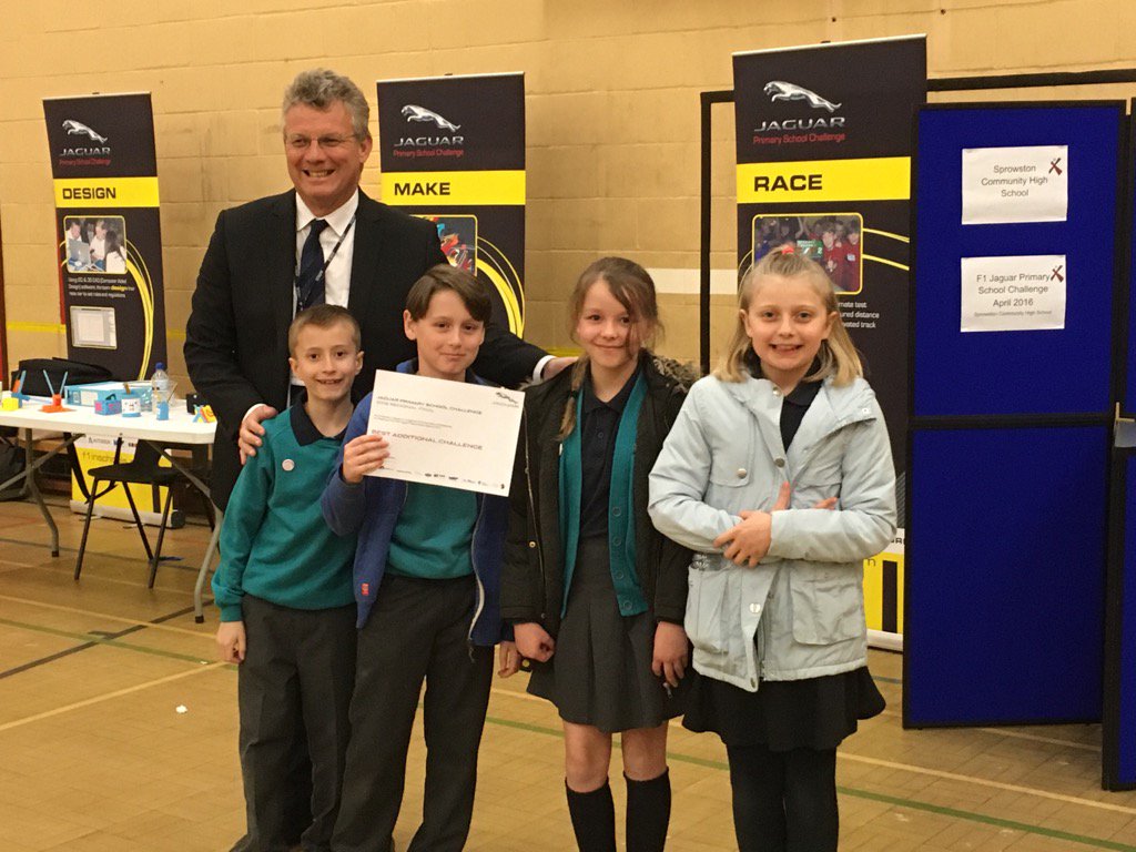 Fearsome Flames - winners of 'fastest car' and 'best additional challenge' at the <a href="/F1inSchoolsHQ/">STEMRacingHQ</a> <a href="/sprowstonhigh/">Sprowston Community Academy</a>