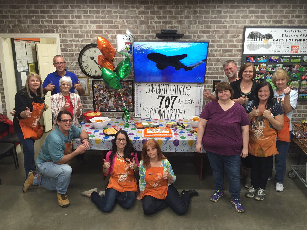 Jeff Copeland (@homedepotjeff) on Twitter photo Home Depot Murfreesboro Tn. Celebrates 20 years of sales and service! Congratulations to the HD 0707 family!! Home Depot Murfreesboro Tn. Celebrates 20 years of sales and service! Congratulations to the HD 0707 family!!