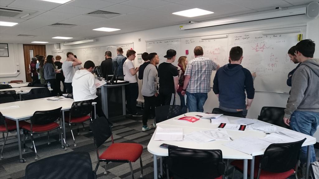 MikeRobinsonSHU's tweet photo. Down with teacher standing at the whiteboard! https://t.co/pWT1kUE9H6