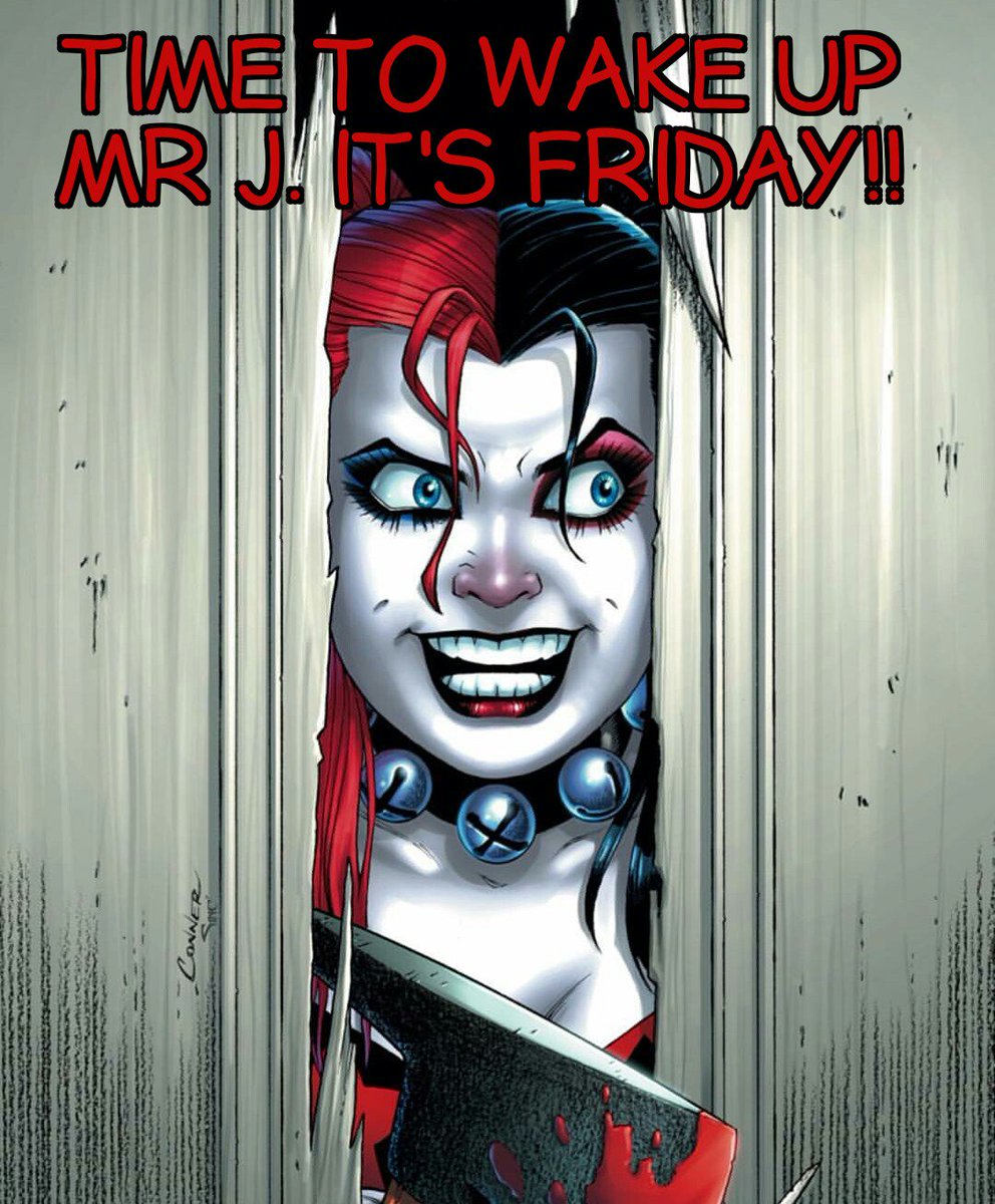 AJRod_26's tweet photo. Good morning my villains! #Harley #HappyFriday #hellopuddin https://t.co/6KxZYv3VJq