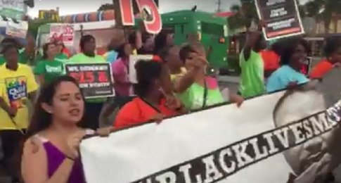 RattleTale's tweet photo. ‘Fight for $15’ activists seize control of Orlando streets https://t.co/3xYBV1PzaD https://t.co/DyKeF2KQrE