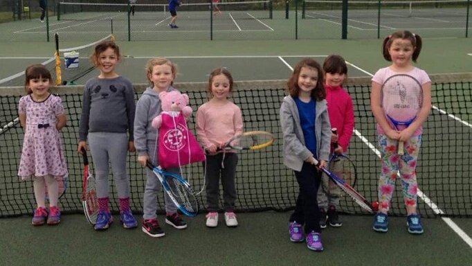 Only little Girls allowed back @ 4.30pm today in <a href="/penarthltc/">Penarth LTC</a> who will take home Heather Bear this week? <a href="/tenniswales/">Tennis Wales</a>