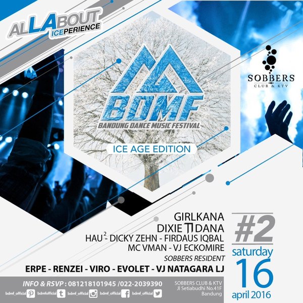 Saturday 16 April #BDMF2016 <a href="/SOBBERS_CLUB/">Sob</a> w/ <a href="/DJ_Girlkana/">Girlkana Andina</a> <a href="/dixie1945mf/">Danny Subrata</a> <a href="/daanamd/">Dana 1945MF</a> <a href="/Firdaus_iqbal/">FIRDAUS IQBAL</a> <a href="/DickyZehn/">Dicky R Tamami</a>