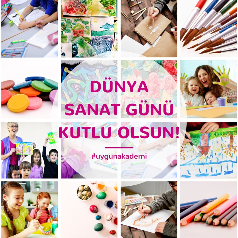 Tüm sanatçılarımızın Dünya Sanat Günü'nü kutluyoruz... #uygunakademi #interaktifeğitim #dünyasanatgünükutluolsun