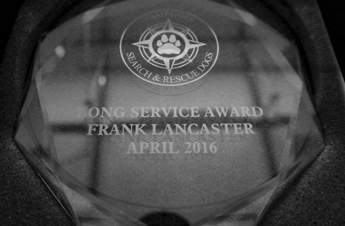 HSARDogs's tweet photo. At Wednesday's AGM Frank was awarded a long service award. He has given over 14 years support to the team. #HD21 https://t.co/dTbvzDyZ7D
