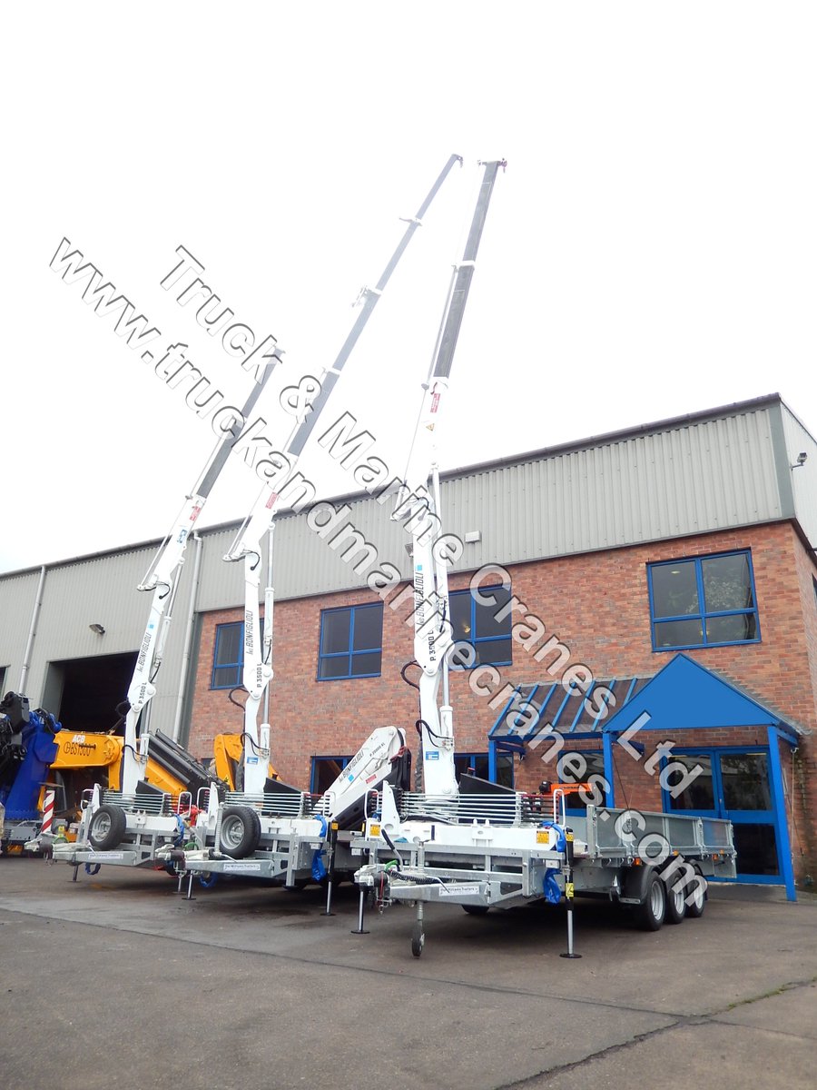 TMCcranes's tweet photo. We can build these to order. 3500Kg Ifor Williams Trailer with a choice of either 2 or 3t/m crane. A handy tool. https://t.co/u86YetryvE