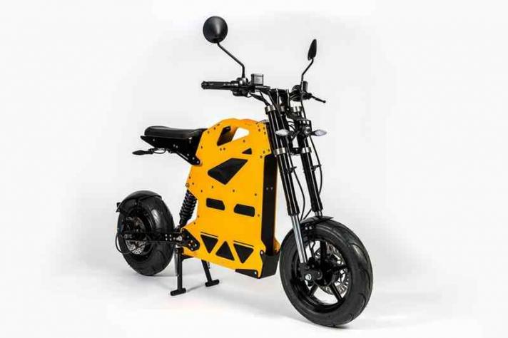 Eléctrica y minimalista al extremo. Es la Raker de <a href="/EttIndustries/">ETT Industries</a>  #electriccommuters goo.gl/74q8RZ
