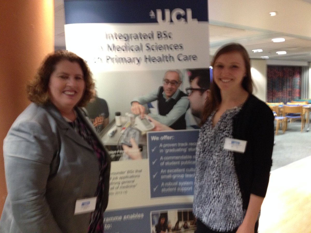 @Maureenrcgp President of <a href="/rcgp/">Royal College of General Practitioners</a> meets Kristen Swinamer, a <a href="/UCL/">UCL</a> #medicalstudent at the #GPconference <a href="/PCPH_GPTeaching/">UCL GP Teaching</a>