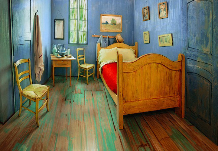 Toe aan vakantie?Dit is wel heel bijzonder: slapen in het schilderij van Vincent van Gogh! airbnb.nl/rooms/10981658