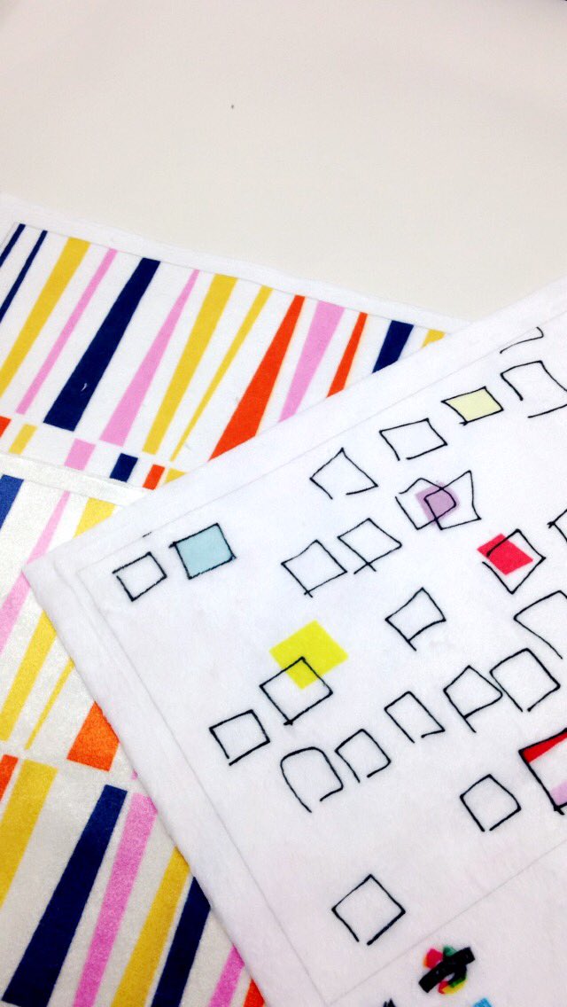 Digital fabric Samples have arrived. #ND16 #OneYearOn