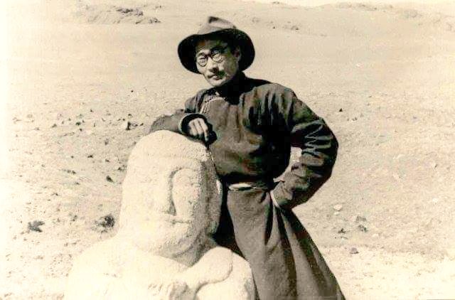 Монгол Улсын анхны археологичдын нэг Ц.Доржсүрэн.