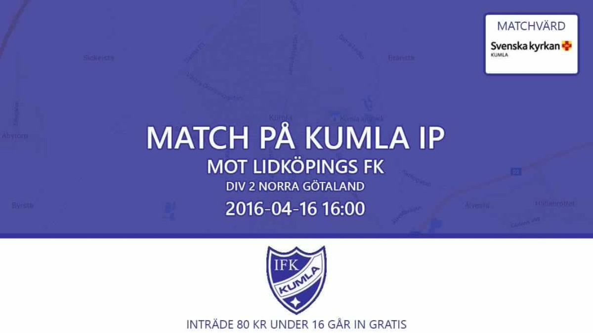 1 dag kvar till hemmapremiär! Vi ses i "parken" och hejar på IFK!

#allatillparken #kumlafamiljen