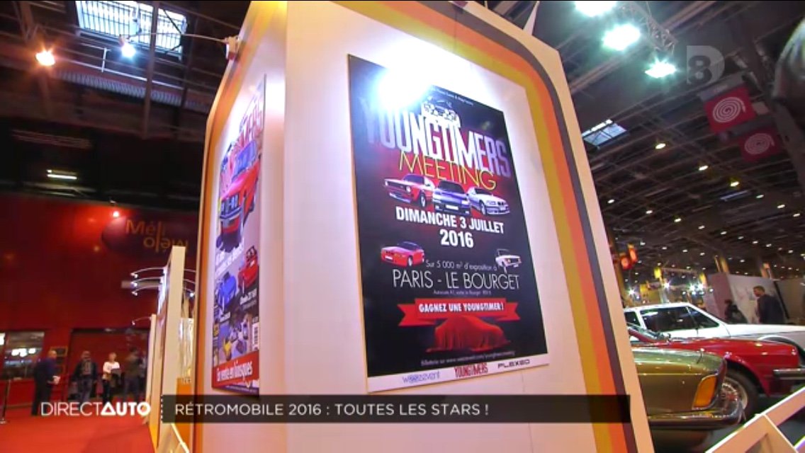 FlexeoEvents's tweet photo. Le stand Youngtimers à #Rétromobile donnait un aperçu de ce qui vous attend le 3 Juillet prochain au Bourget... https://t.co/cKvAZv2xb6