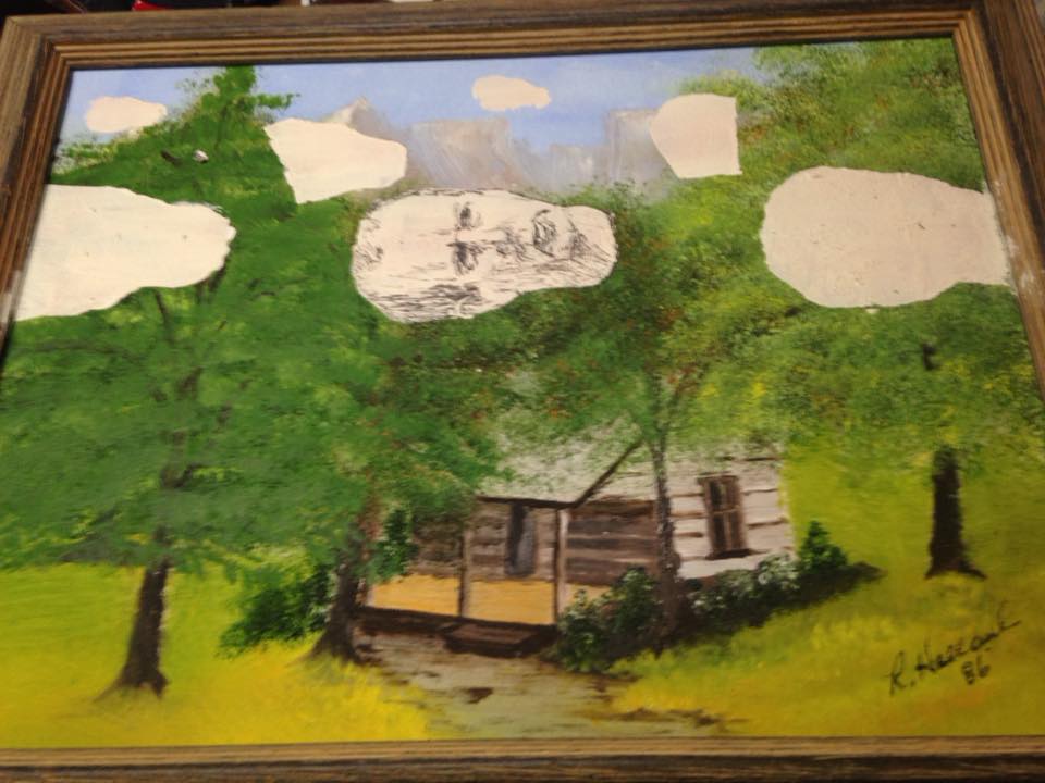 badartonbadart's tweet image. The Wiesners are coming... #workinprogress #DavidWiesner #painting #art #floatingheads #artistsinthesky