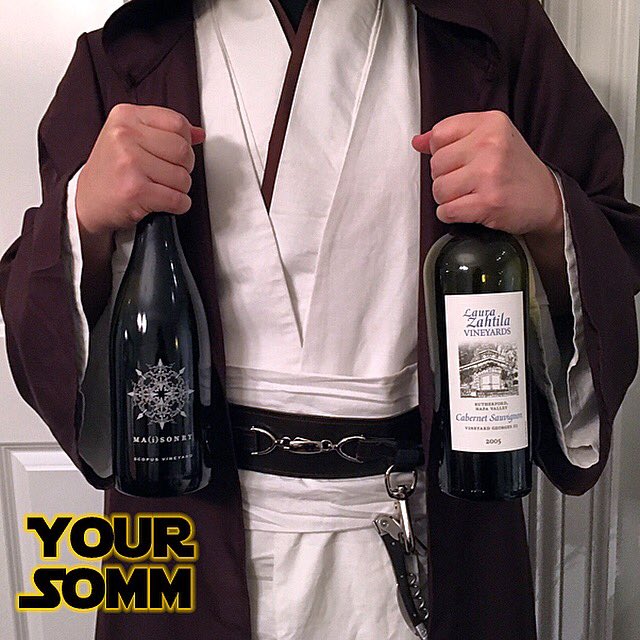 YourSomm's tweet photo. #Winepairings that use #TheForce! #StarWars #TheForceAwakens. @ChicagoNow https://t.co/9408012pKl @HamillHimself https://t.co/MtdJW0v128