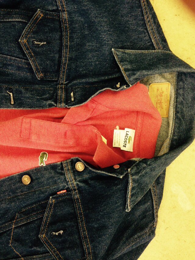 Resaleshop's tweet image. Levi &amp;amp; LaCoste ❤️ each other!
#thrift #levi