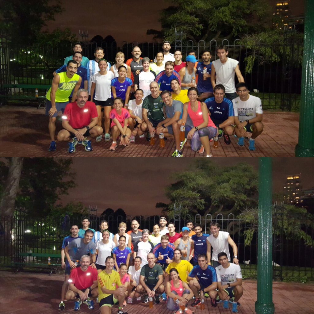 Ninguno de nosotros es tan bueno como todos Nosotros juntos ! Tremendo entrenamiento el de ayer #400#Vo2