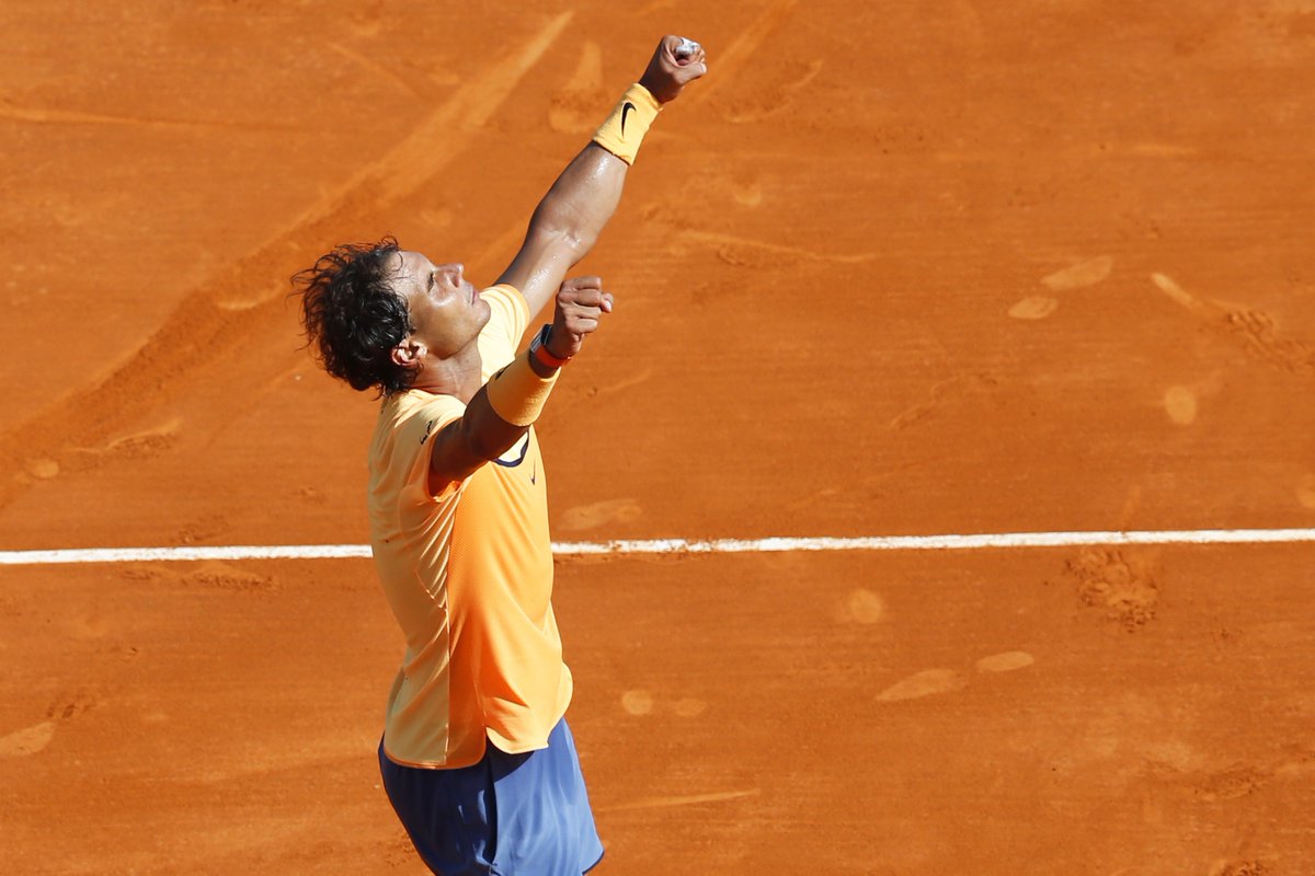 WeAreTennisITA's tweet photo. Missione compiuta per @RafaelNadal che liquida uno spento Stan #Wawrinka 6-1 6-4 e centra la SF @MCROLEXMASTERS ! https://t.co/9E7I6pvOKe