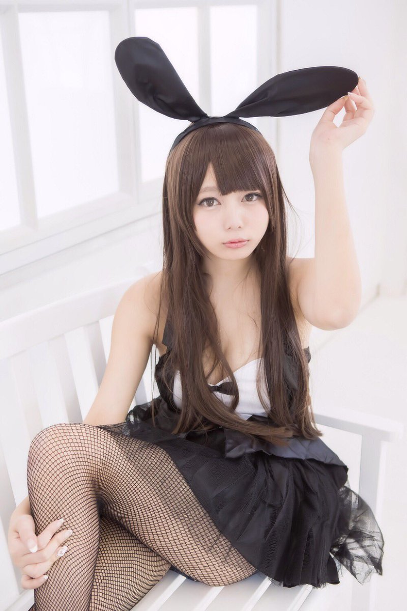 hayasemiru's tweet photo. 【バニーガール撮影🐰✨】

初バニーちゃんやってきました👯♪
久しぶりのスタジオ撮影楽しかった！
この日のためにちょっとダイエットしました(⌒-⌒)

p.あおいさん https://t.co/SpYzRnPnaw