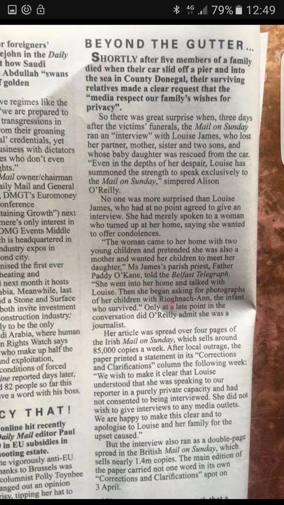 grahnort's tweet photo. Press freedom must be defended. Sadly the press itself is indefensible. The Private Eye headline says it all. https://t.co/sVSfvSg19t