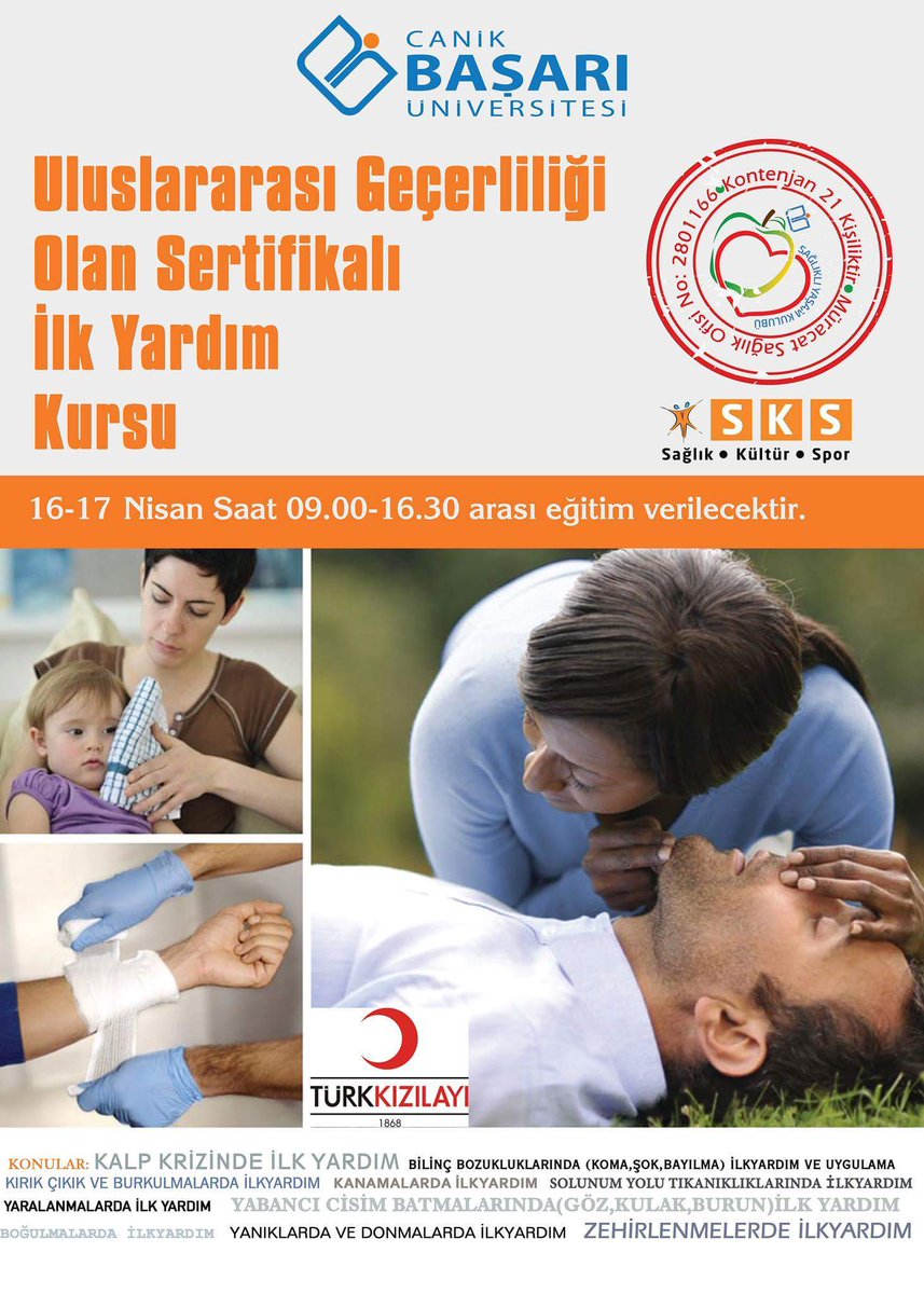 basariunvsaglik's tweet photo. İlkyardım Kursu tarihi ileri bir tarihe ertelenmiştir...
Kayıtlar devam etmektedir.. :-) https://t.co/XlugFDaXgI
