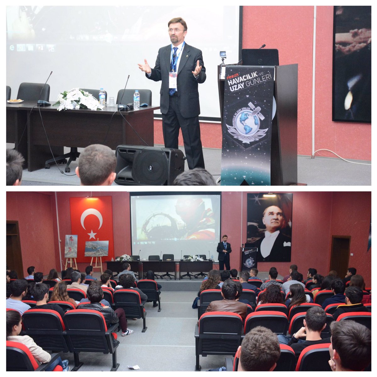 ANKAHUT's tweet photo. https://t.co/kXFTYwQTCb.Alb. Sn. Yaşar KADIO��LU  ''Gökyüzünü Fotoğraflamak'' isimli oturumla bizlerle birlikte oldu. https://t.co/1NbGunPAzK