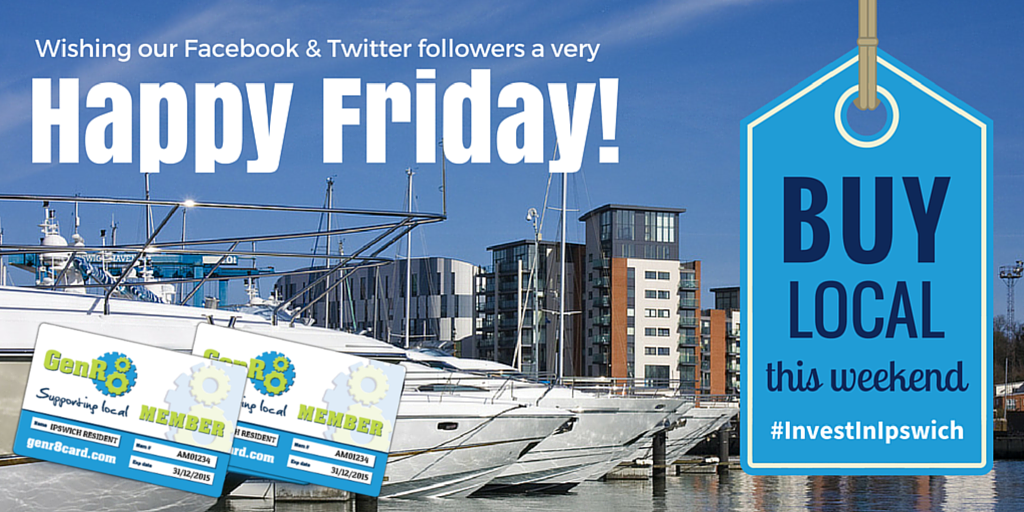 Happy #feelgoodfriday to those doing great things in and around #Ipswich today. Have a great weekend y'all! :)