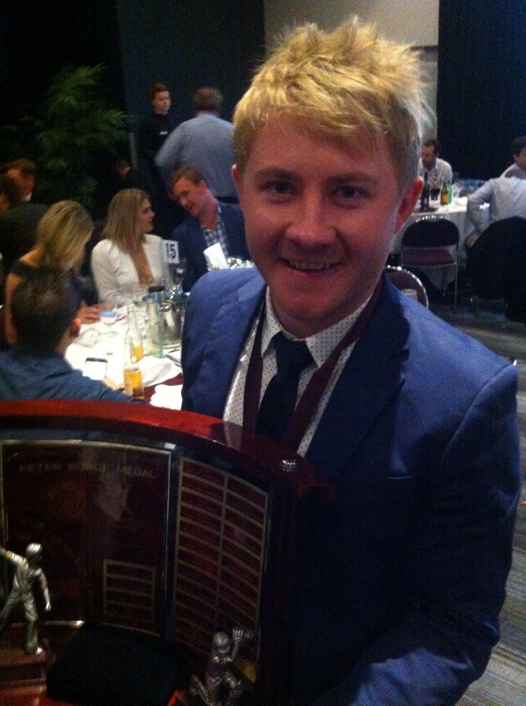 Well done to the newest Peter Burge Medallist - Sam Truloff!