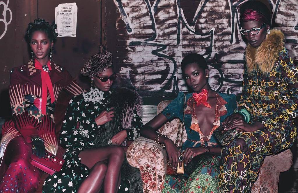 Edward_Enninful's tweet photo. SQUAD GOALS by @stevenkleinstudio for the Maybissue of @wmag, style by me, hair by @shonju makeup by #patmcgrathlab… https://t.co/Nt3gXhcfU6