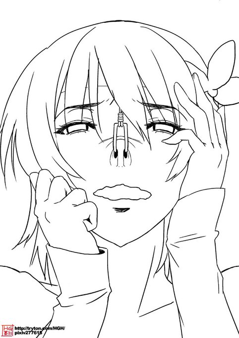 本日の画像:鼻フックあやね。GW新刊のひとコマ。 