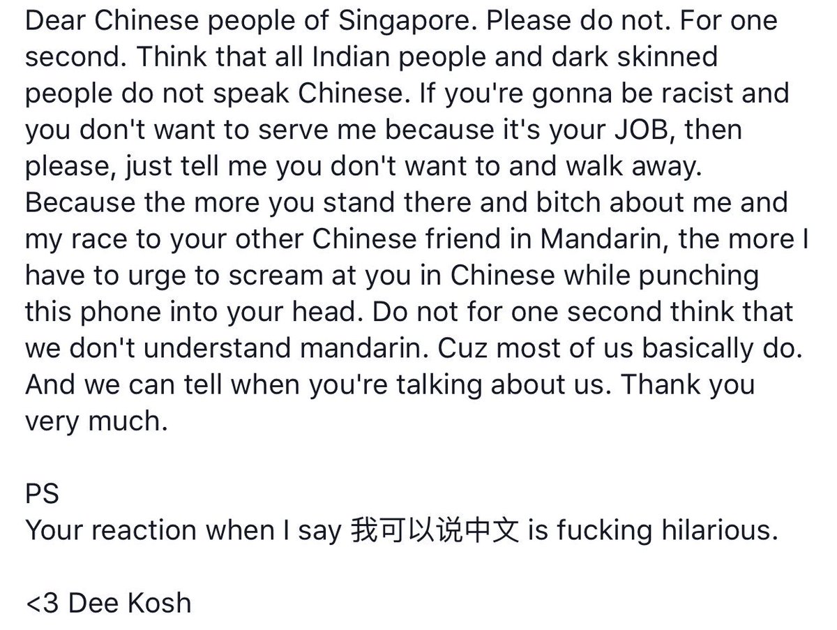 TheDeeKosh's tweet image. Dear Chinese people.....