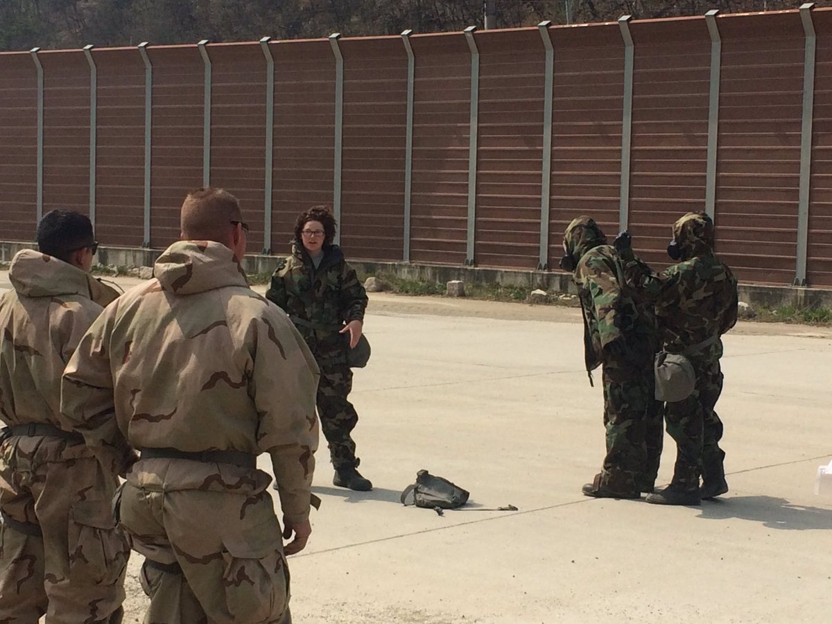 4thCBRN's tweet photo. Hydra's 3D HAP teaches partner forces to decontaminate equipment to quickly get back in the fight. #2IDfightstonight https://t.co/gx9YhEiv5S
