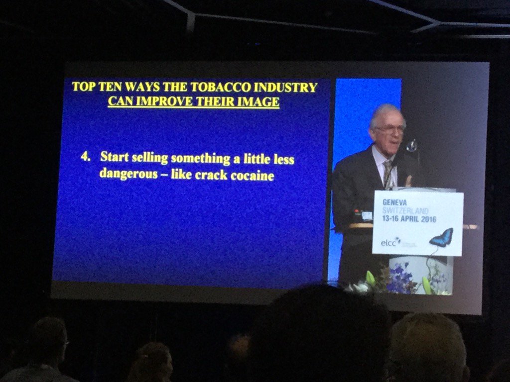 Wdekanter's tweet photo. 10 ways how bigtobacco can improve their image #elcc2016 Einhorn https://t.co/OLSSpMsH8m