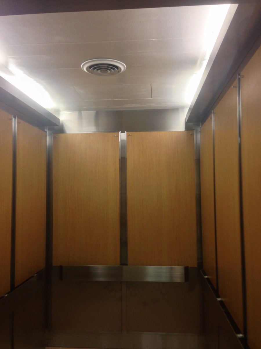 renovated Hospital car #elevatorinterior #elevatorrenovation