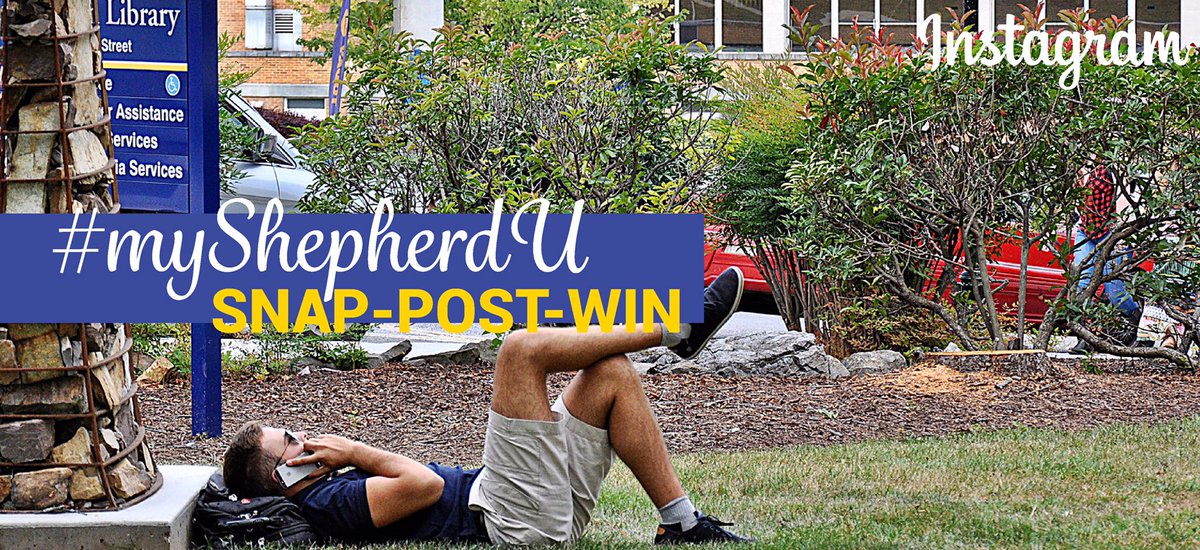 ShepherdU's tweet photo. Win prizes just by snapping #myShepherdu photos! Join us on Instagram (@shepherdu): https://t.co/3bj4CkMH9D https://t.co/hKNtdw1ezk