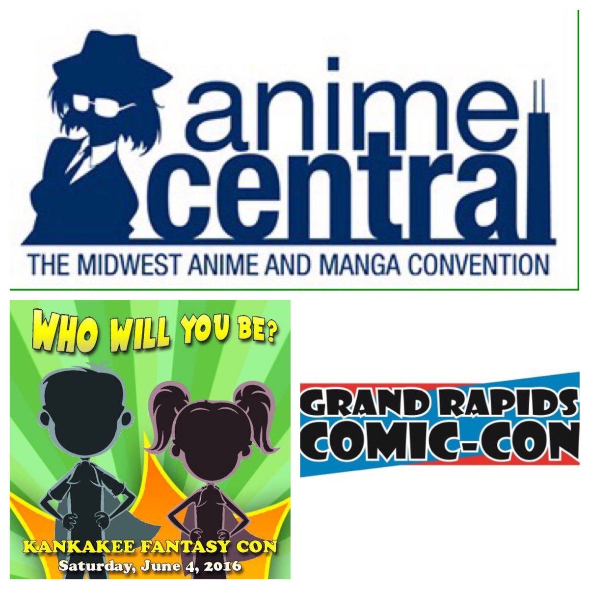 NstantPress's tweet photo. A few of our upcoming appearances. @animecentral in May #kankakeefantasycon in June #grandrapidscomiccon in Oct https://t.co/k426i5Xgnr