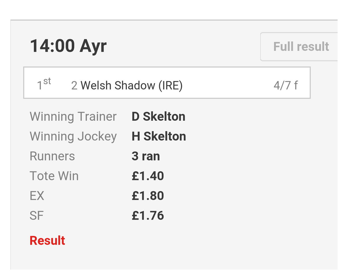 trigger_horses's tweet image. 👌 1st of the tasty treble comes in 🐴