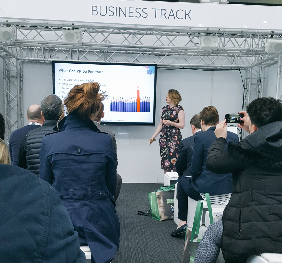 ABNExperts's tweet photo. ABN member @JRKendrick at #ACE2016 delivering PR 101 talk at the #businesstrack #ACEABN https://t.co/JCfBYqlkfo