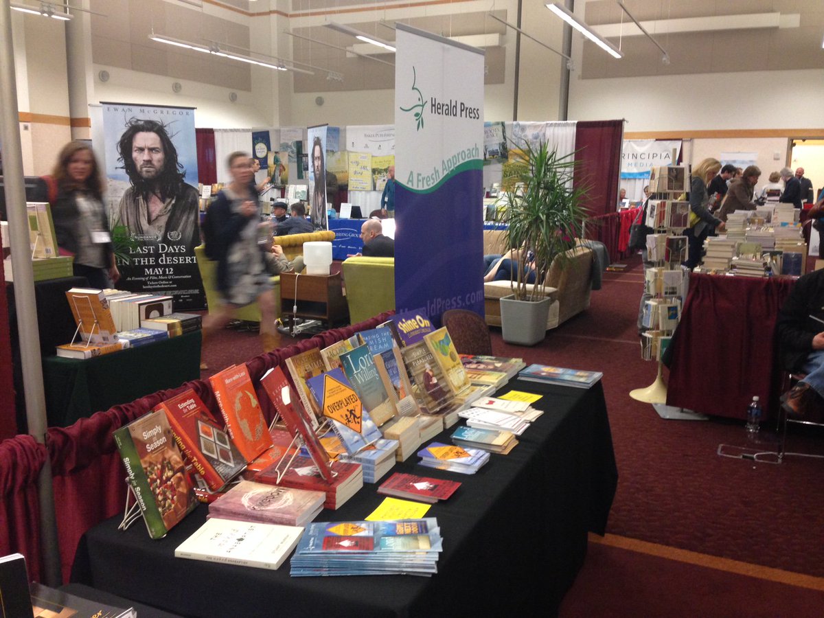 MennoMedia's tweet photo. Stop by the Herald Press booth at #FFWgr! Authors Shawn Smucker, Katherine Willis Pershey, Margot Starbuck, #DruHart https://t.co/8Ci5hIyDdK