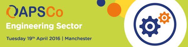 APSCo Engineering Sector on Tuesday 19th April, please visit our website for more details apsco.org,