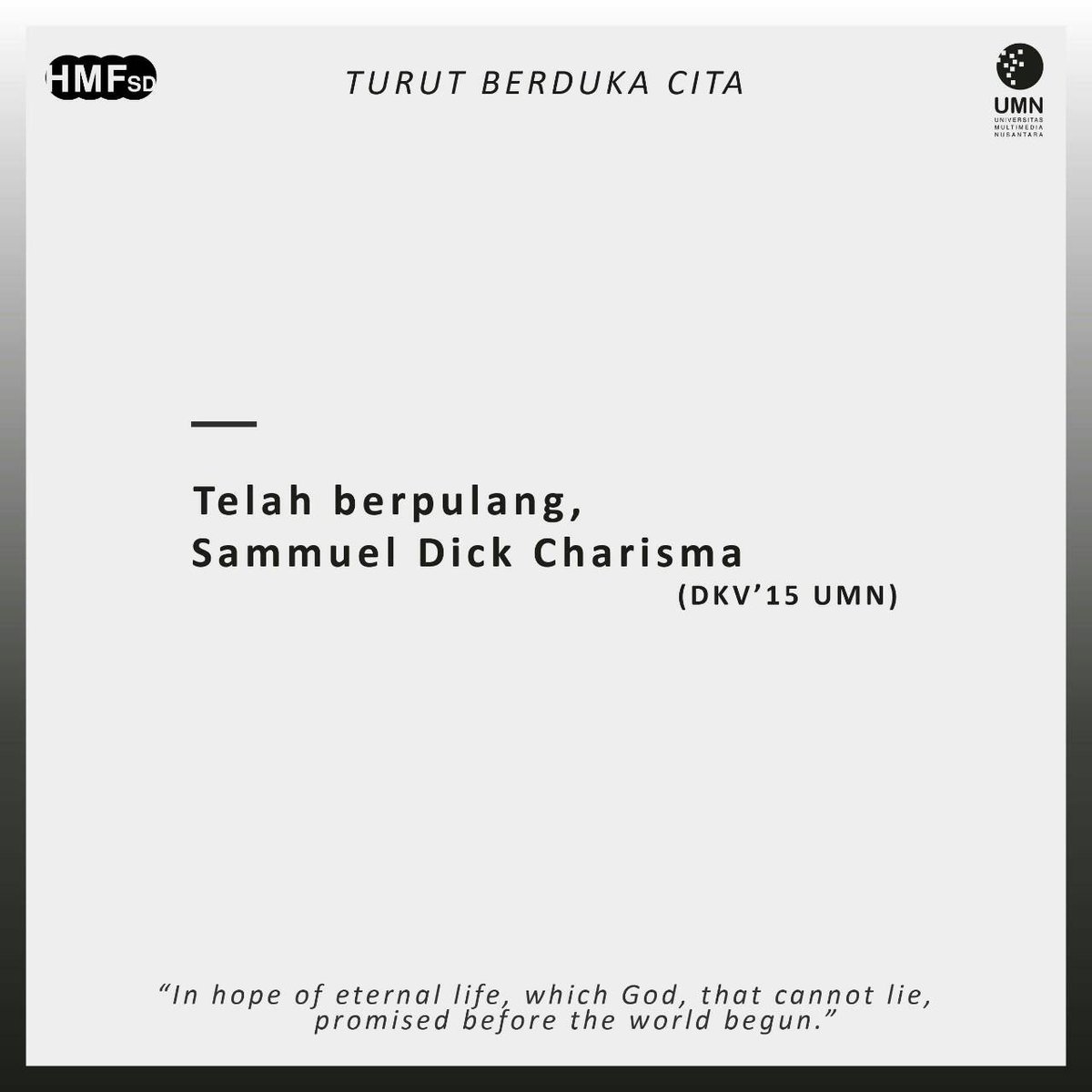 Turut Berduka Cita