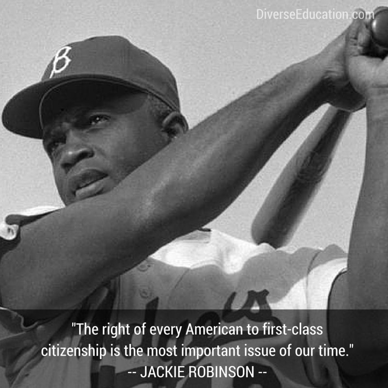 TheEDULedger's tweet photo. Today is #JackieRobinsonDay. #Remember42 https://t.co/Sz1SNTopIA